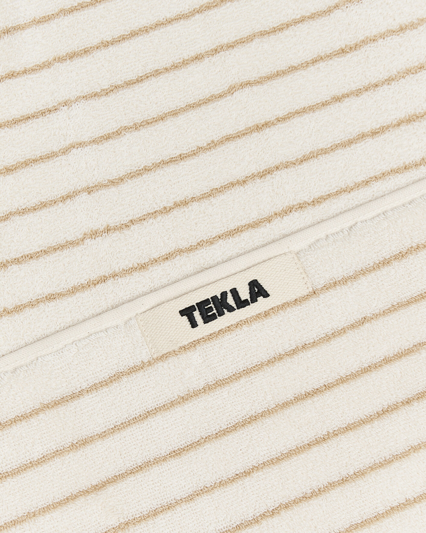 Herr | Textilier | Tekla | Organic Terry Bath Towel Sienna Stripes