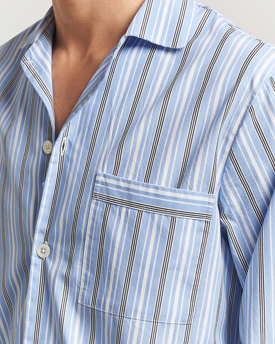 Herr | Pyjamas & Morgonrockar | Tekla | Poplin Pyjama Shirt Stave Stripes