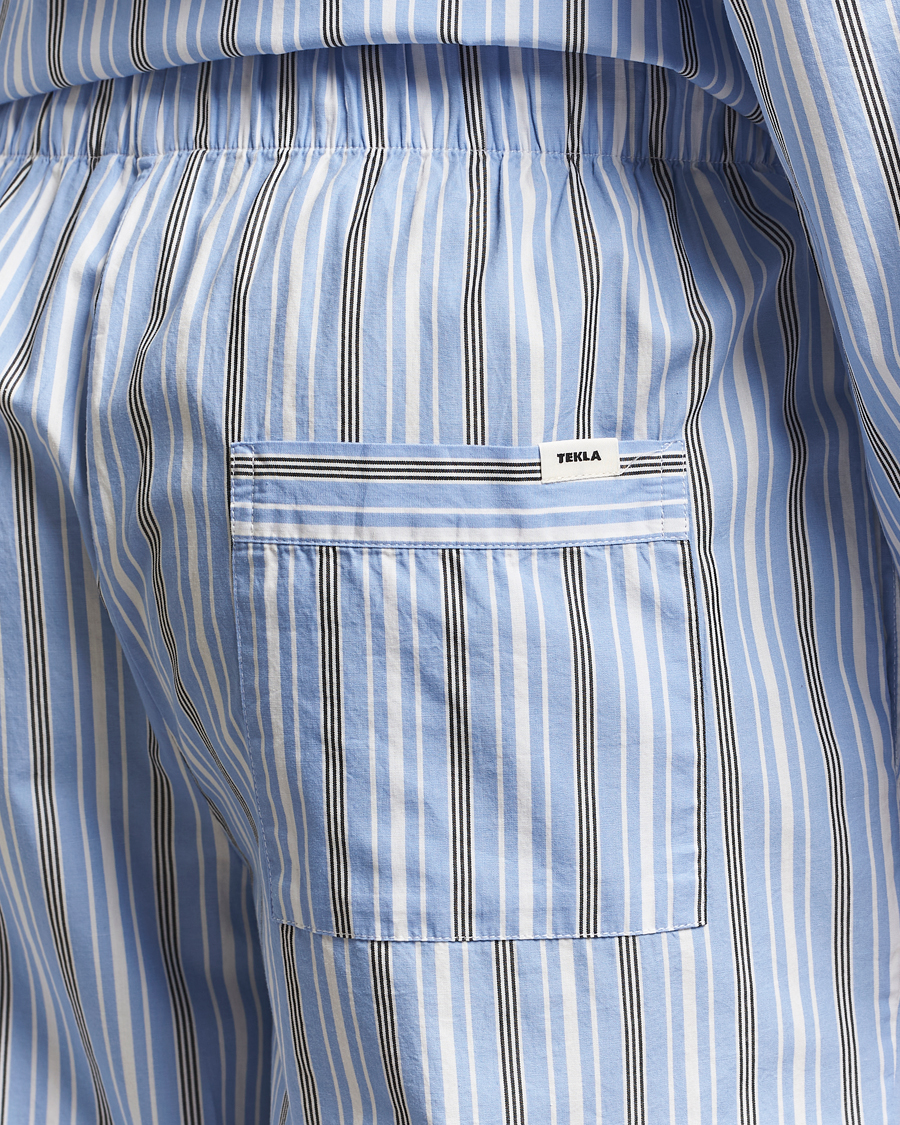 Herr | Pyjamas & Morgonrockar | Tekla | Poplin Pyjama Pants Stave Stripes