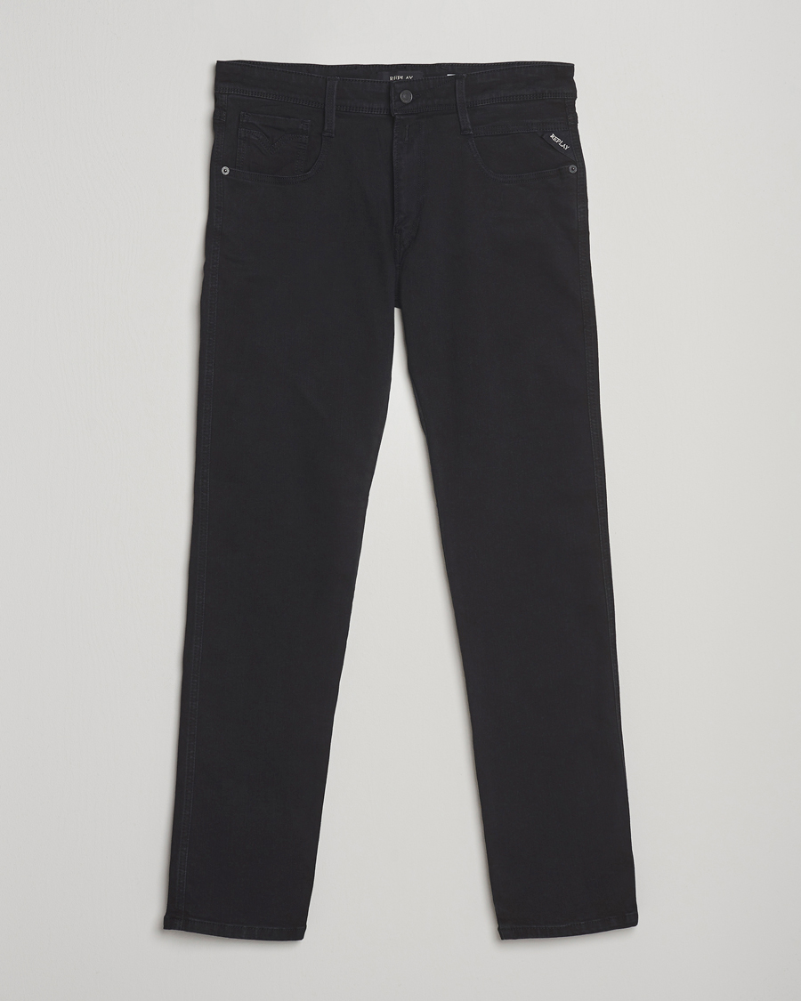 Herr | Jeans | Replay | Anbass Powerstretch Jeans Black