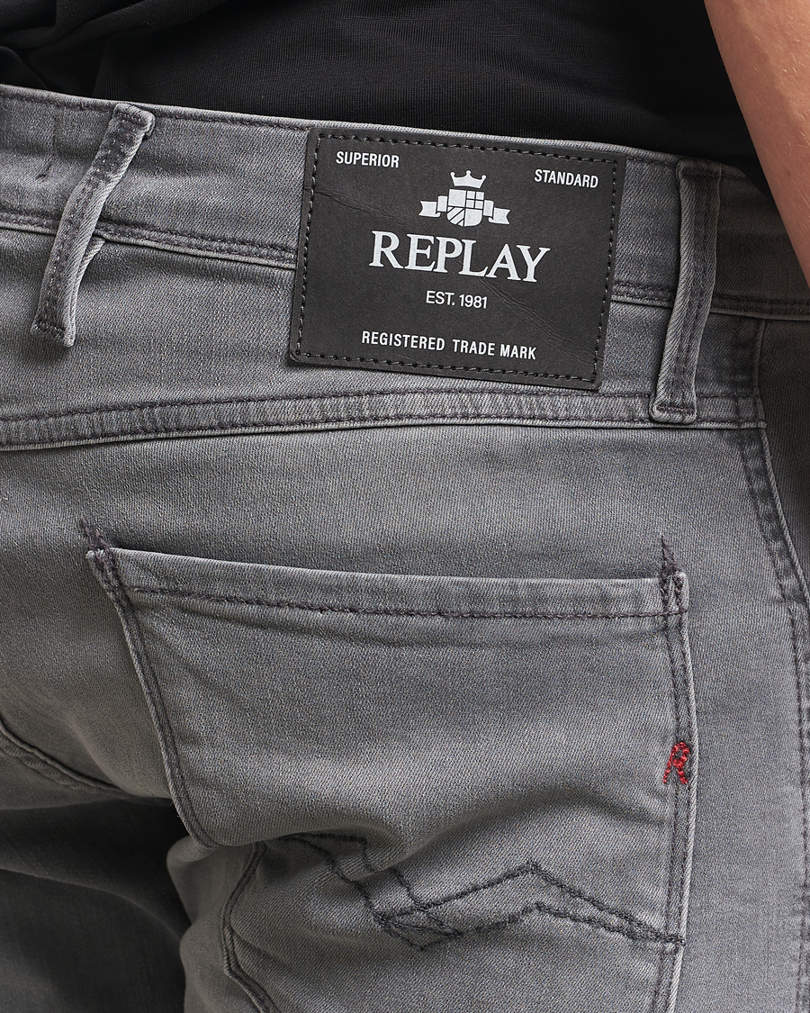 Herr | Jeans | Replay | Anbass Powerstretch Jeans Grey
