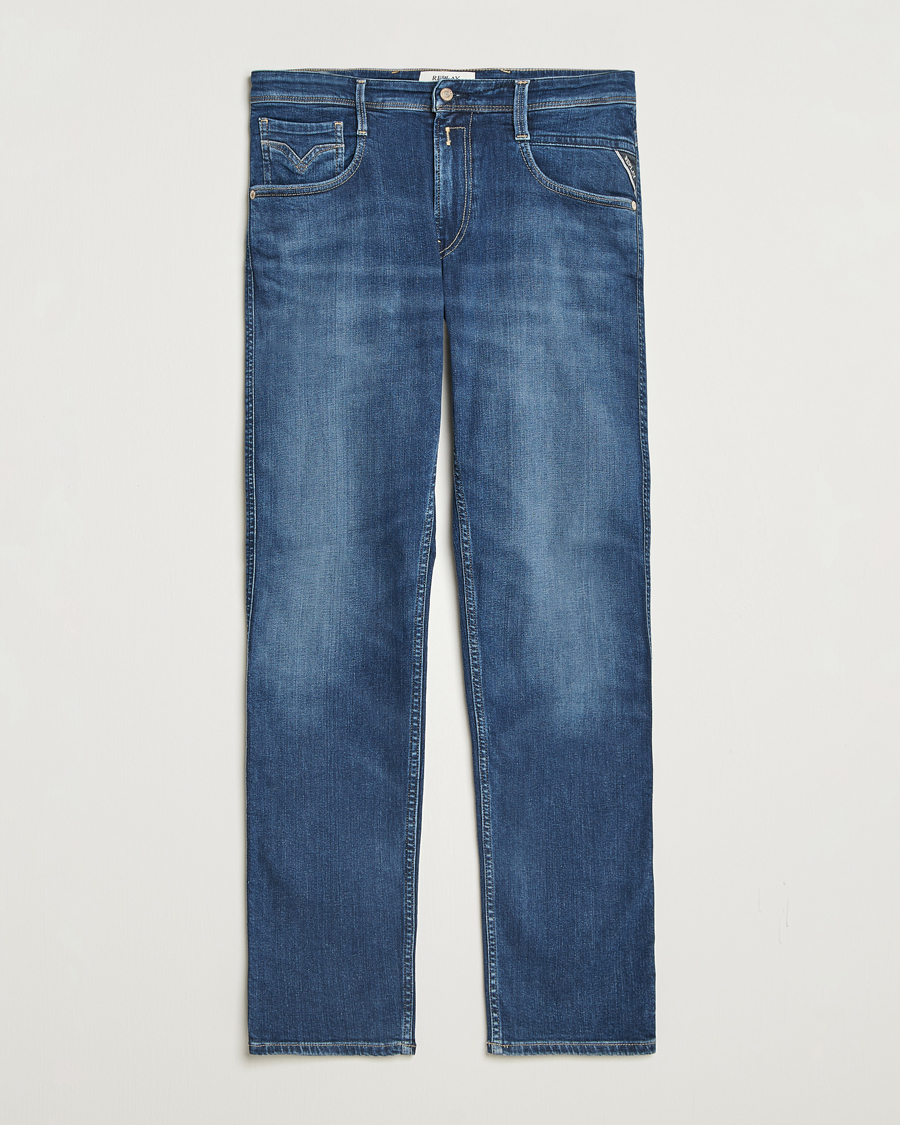 Herr | Jeans | Replay | Anbass Super Stretch Bio Jeans Medium Blue