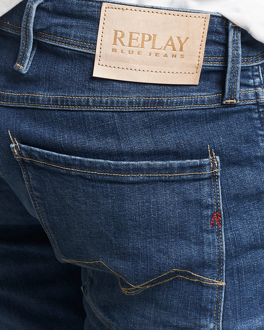 Herr | Jeans | Replay | Anbass Super Stretch Bio Jeans Medium Blue