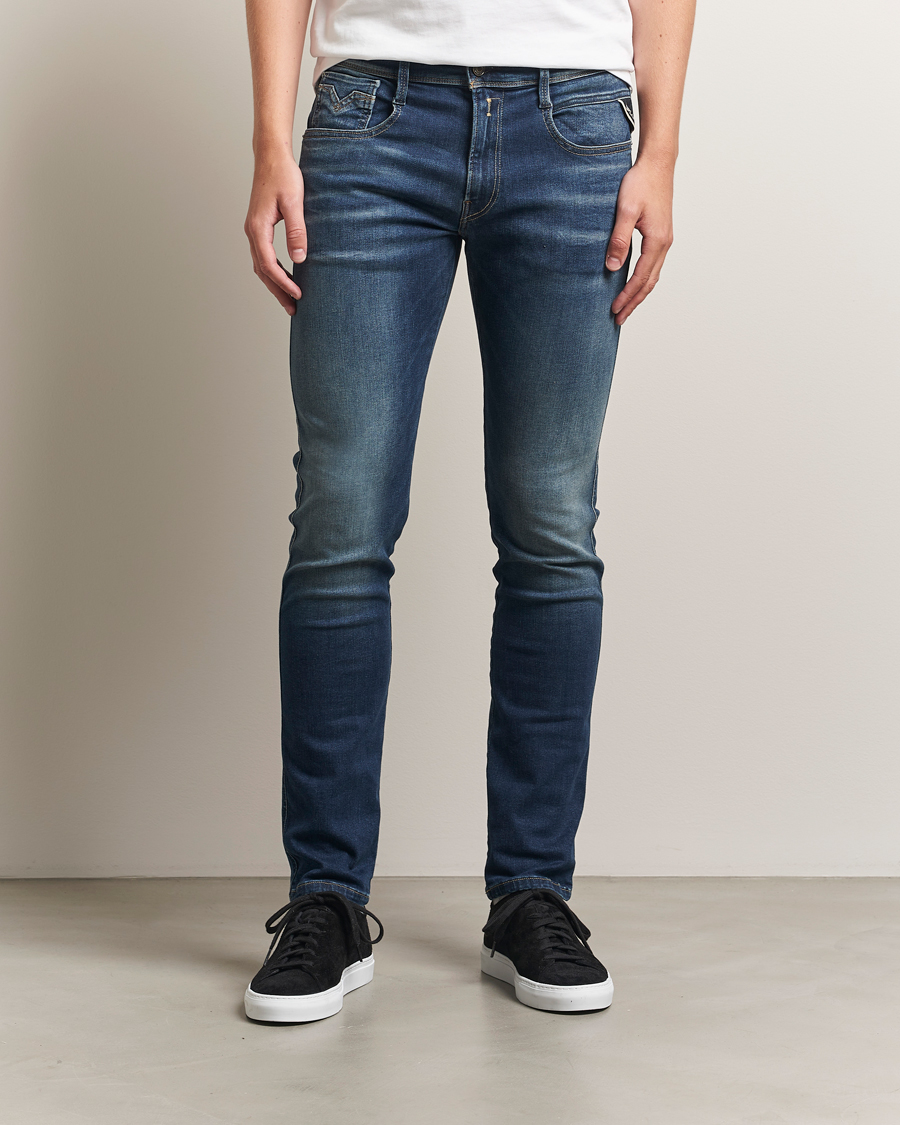 Herr | Jeans | Replay | Anbass Hyperflex Dust Jeans Dark Blue