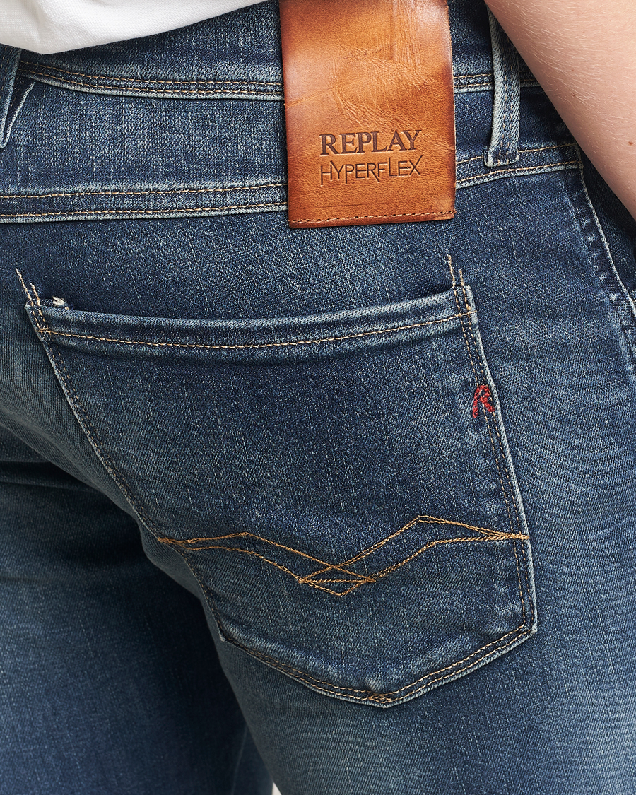 Herr | Jeans | Replay | Anbass Hyperflex Dust Jeans Dark Blue