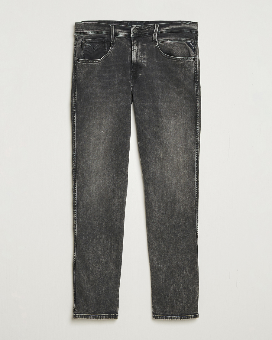 Herr | Jeans | Replay | Anbass Hyperflex Original Jeans Washed Black