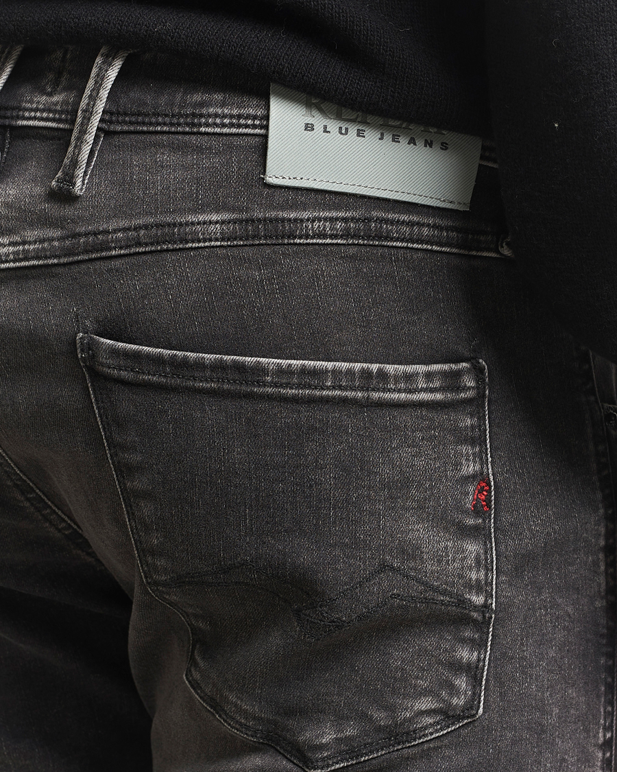 Herr | Jeans | Replay | Anbass Hyperflex Original Jeans Washed Black
