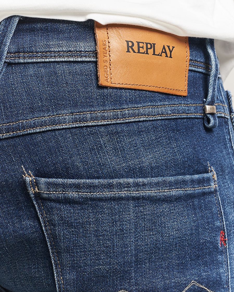 Herr | Jeans | Replay | Anbass 5 Years Wash Jeans Dark Blue