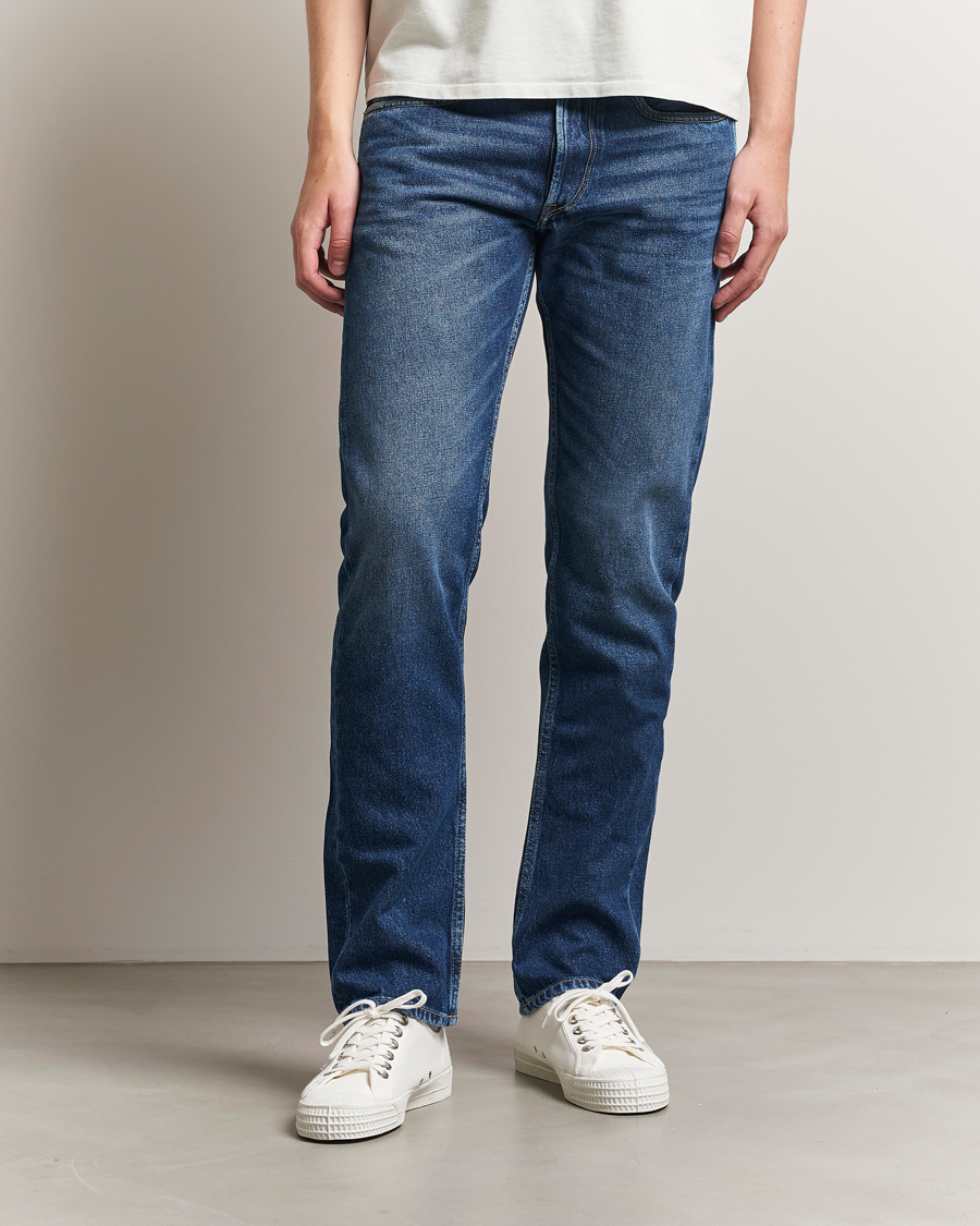 Herr | Jeans | Replay | Grover Straight Fit Rigid Jeans Medium Blue