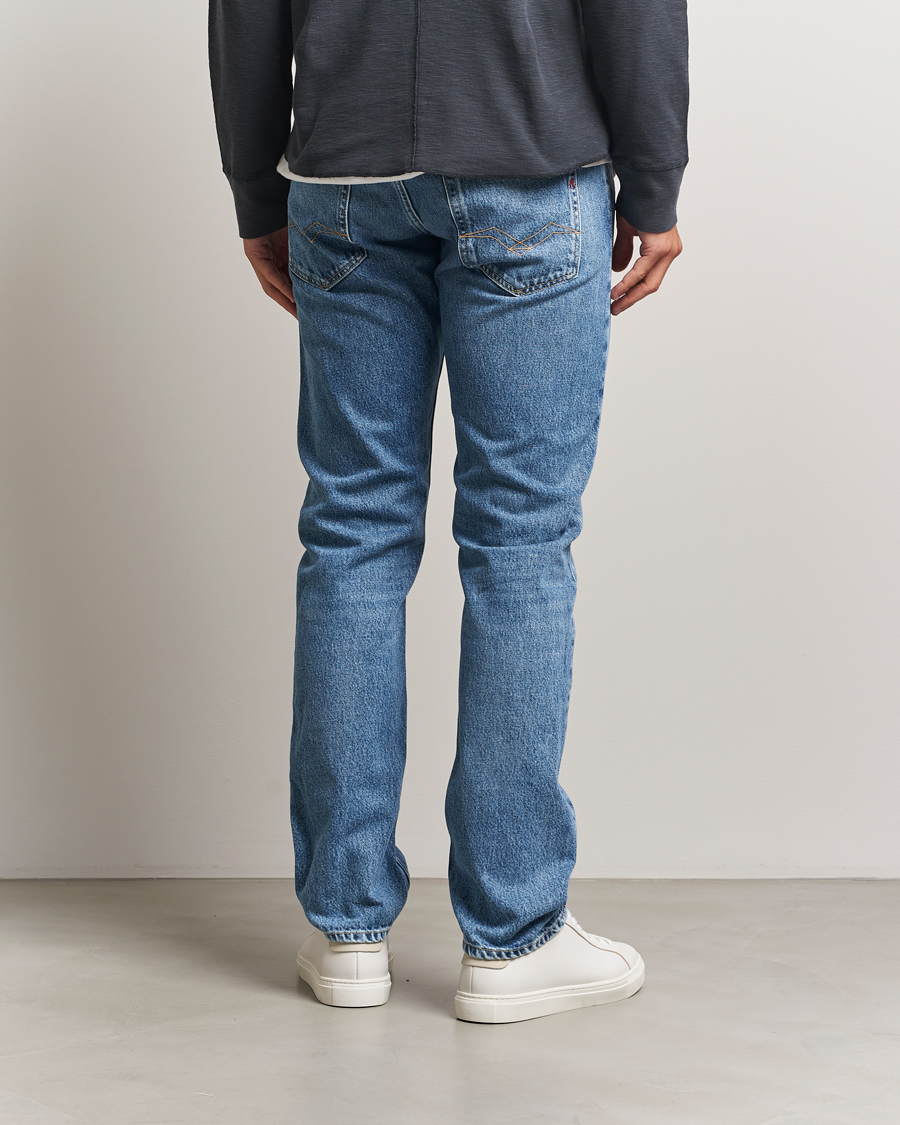 Herr | Jeans | Replay | Grover Straight Fit Rigid Jeans Light Blue