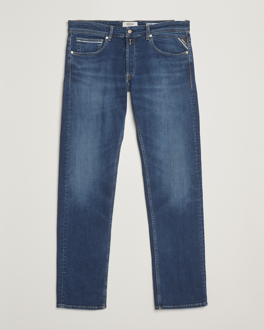 Herr | Jeans | Replay | Grover Super Stretch Bio Jeans Medium Blue