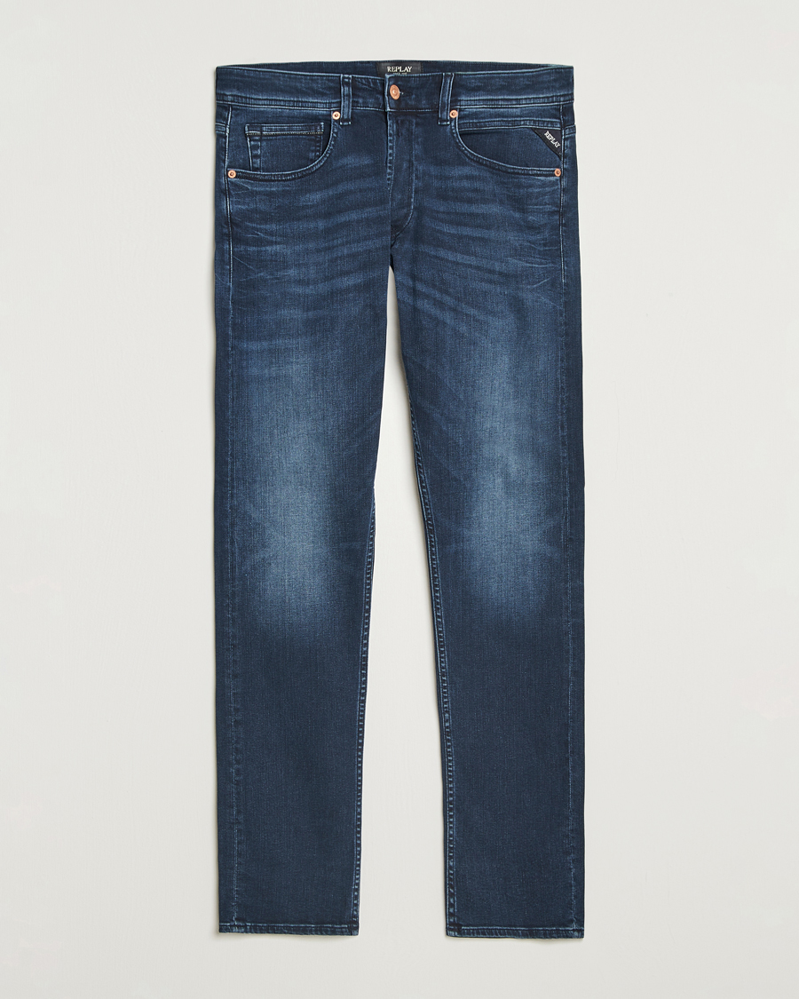 Herr | Jeans | Replay | Grover Super Stretch Bio Jeans Blue Black