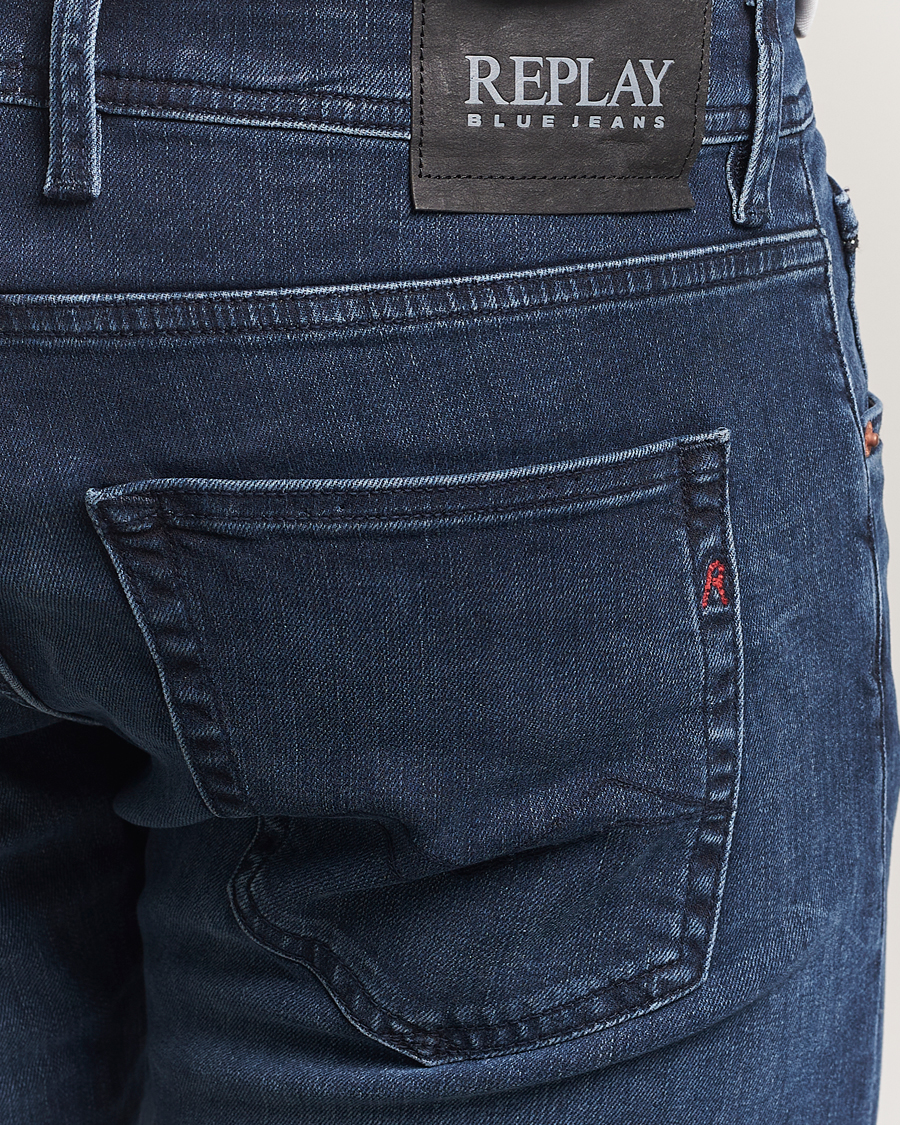 Herr | Jeans | Replay | Grover Super Stretch Bio Jeans Blue Black