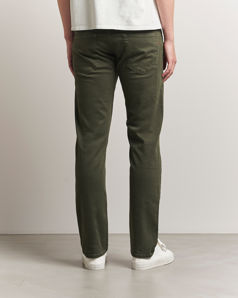 Herr | Byxor | Replay | Grover Bullstretch 5-Pocket Pants Dark Green