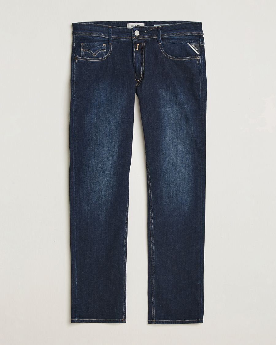 Herr | Byxor | Replay | Rocco Comfort Fit Stretch Jeans Dark Blue