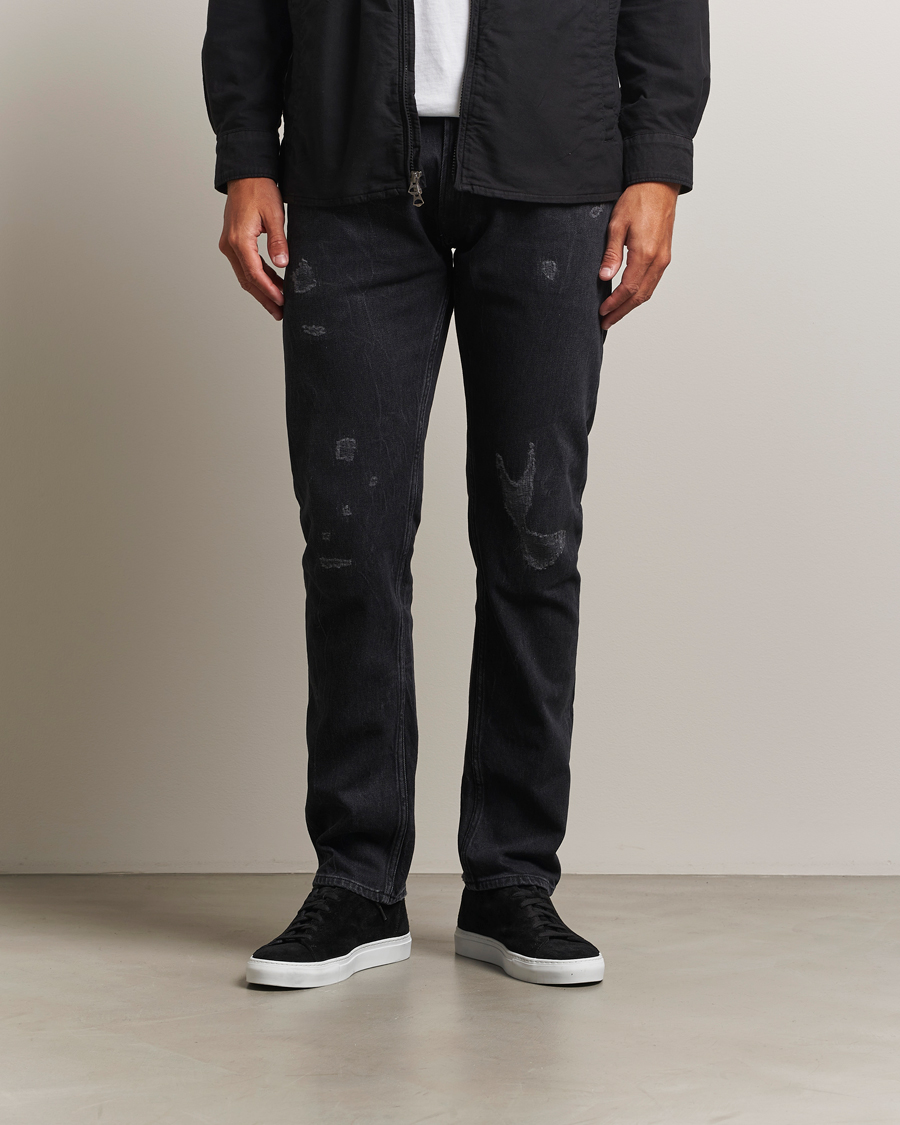 Herr | Byxor | Replay | Rocco Comfort Fit Stretch Jeans Washed Black