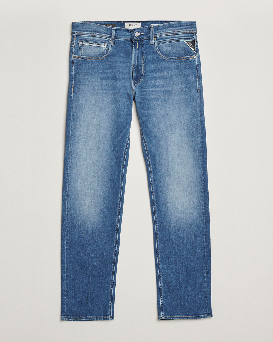 Herr | Jeans | Replay | Grover Hyperflex Original Jeans Medium Blue