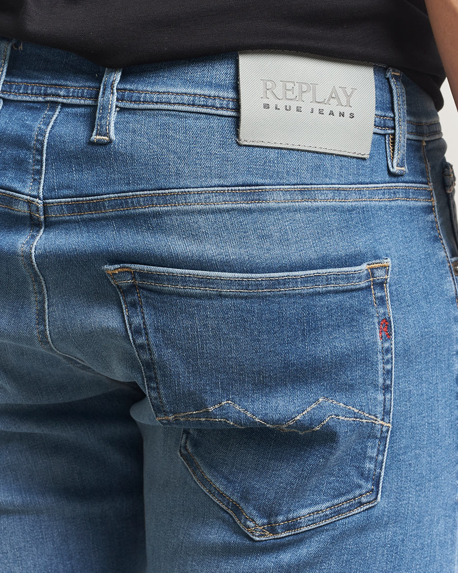 Herr | Jeans | Replay | Grover Hyperflex Original Jeans Medium Blue