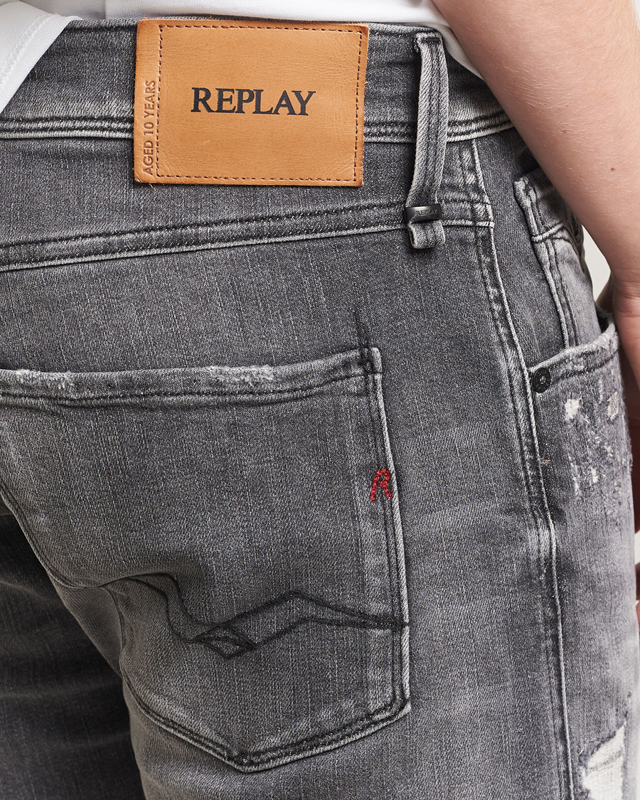Herr | Jeans | Replay | Anbass 10 Years Wash Jeans Dark Grey