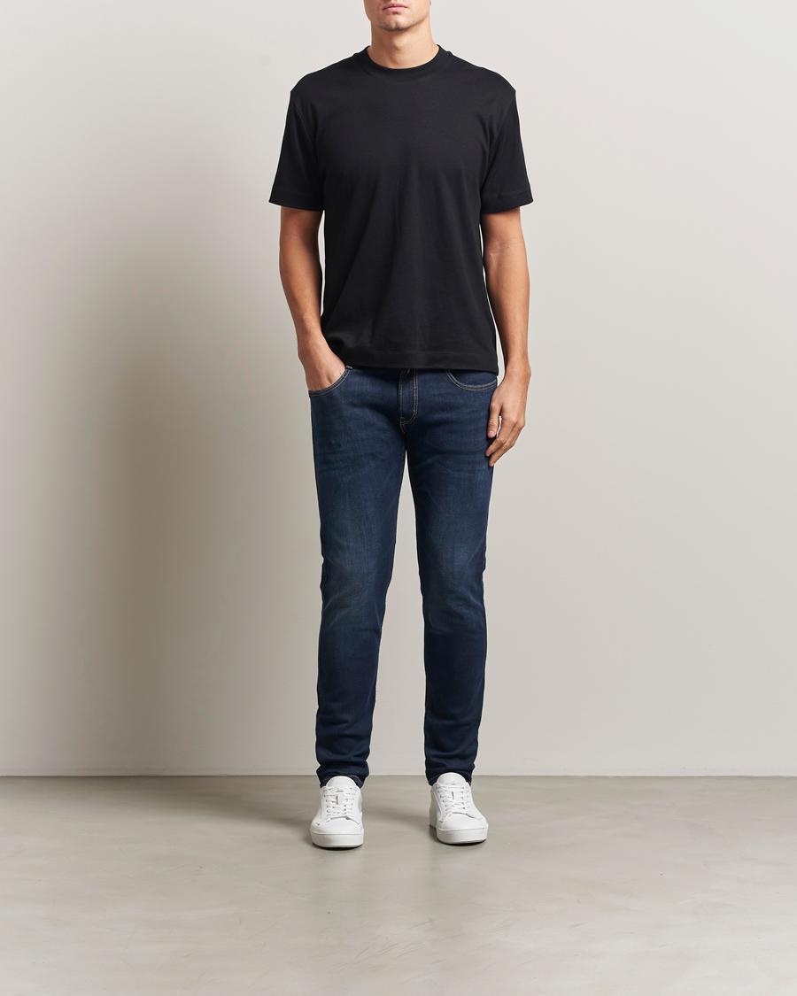 Herr | Jeans | Replay | Anbass Powerstretch Jeans Dark Blue