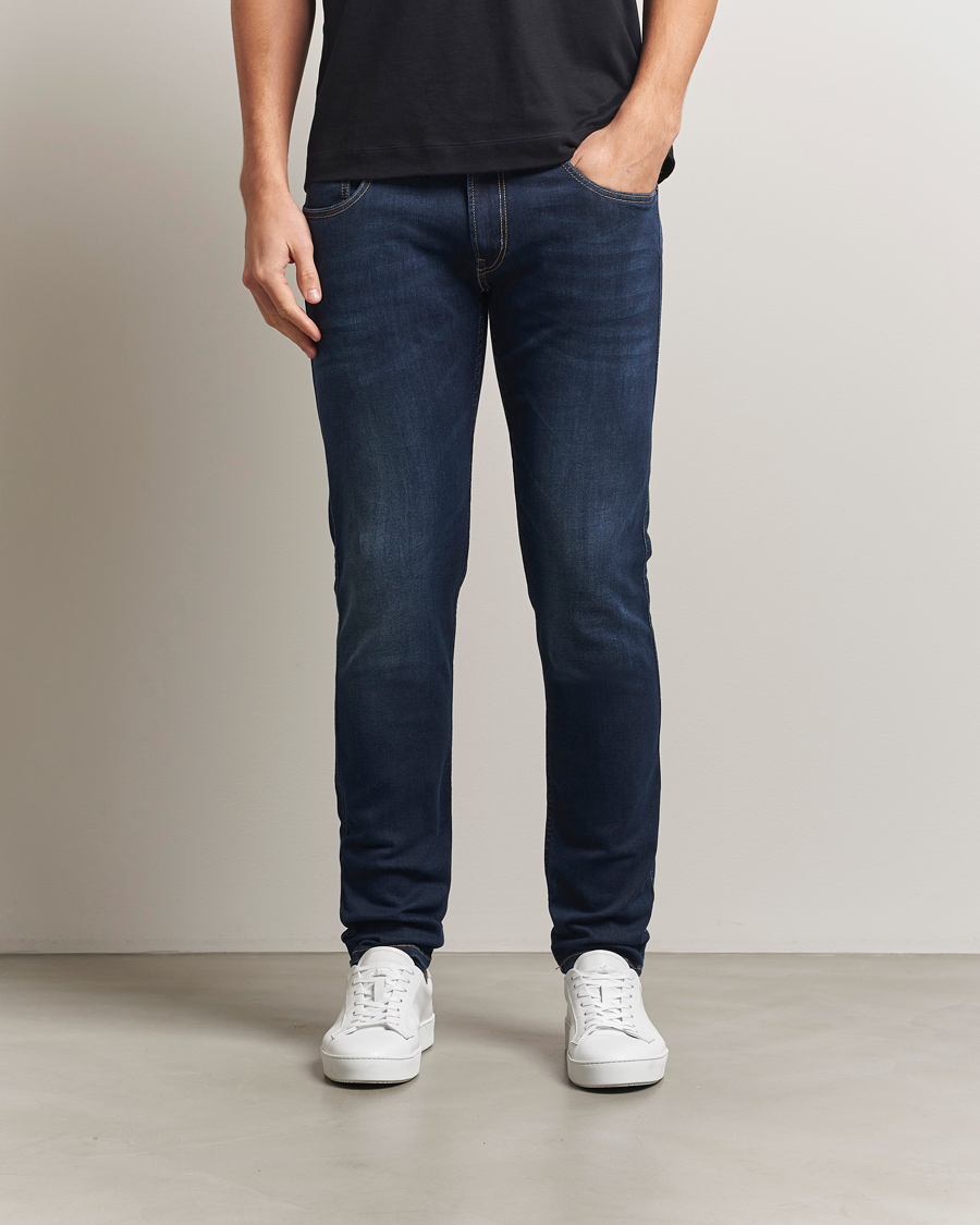 Herr | Jeans | Replay | Anbass Powerstretch Jeans Dark Blue
