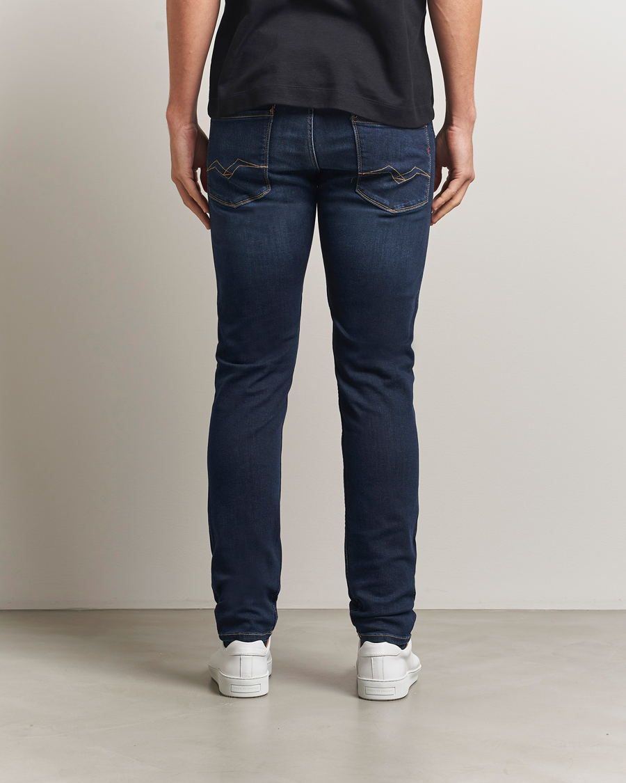 Herr | Jeans | Replay | Anbass Powerstretch Jeans Dark Blue
