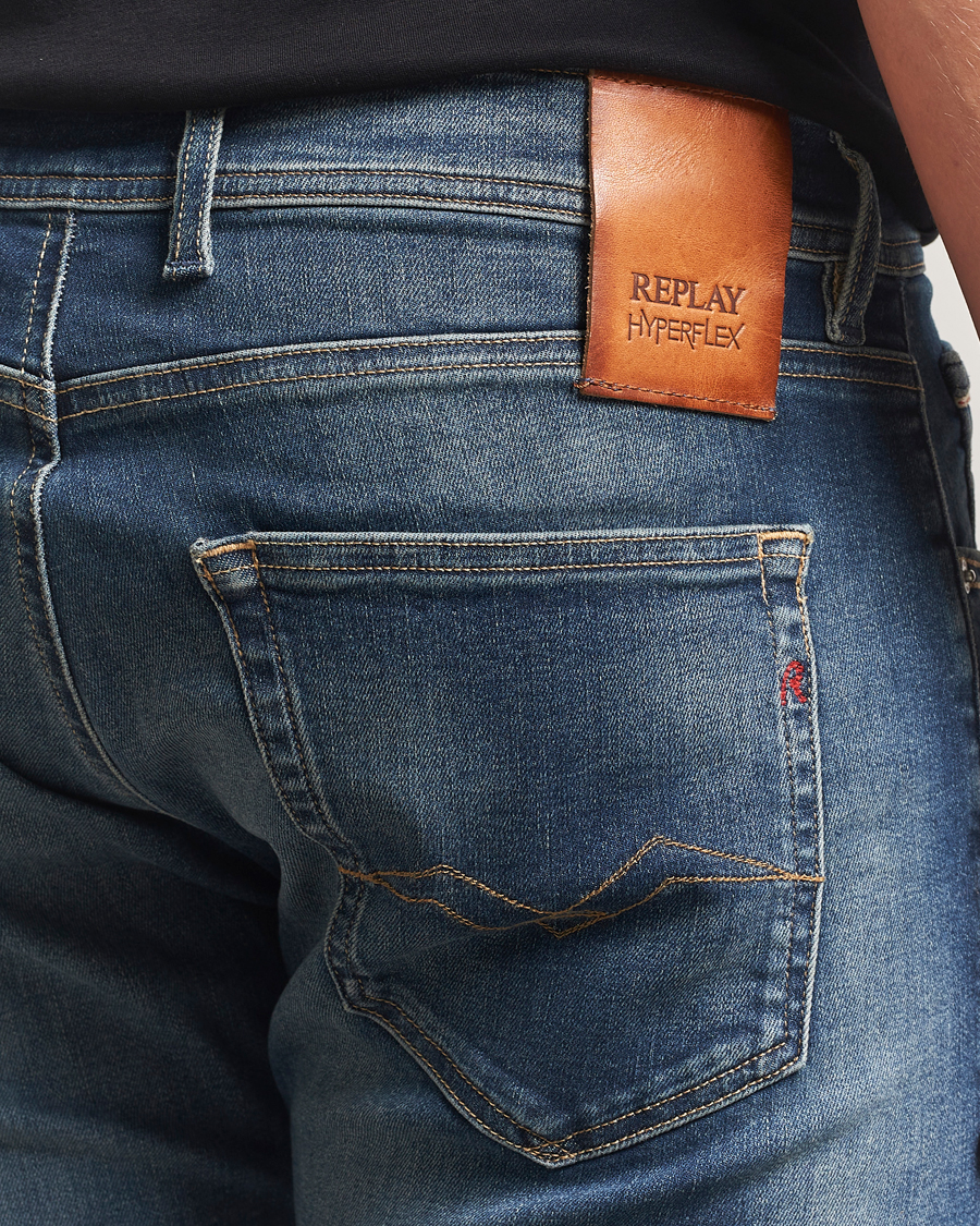 Herr | Jeans | Replay | Grover Hyperflex Dust Jeans Medium Blue
