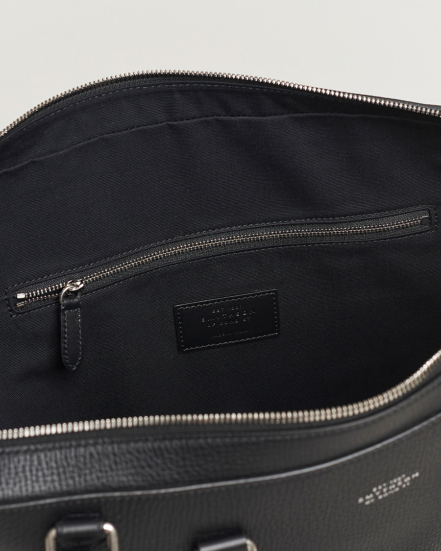 Herr | Väskor | Smythson | Ludlow Slim Briefcase With Zip Front Black