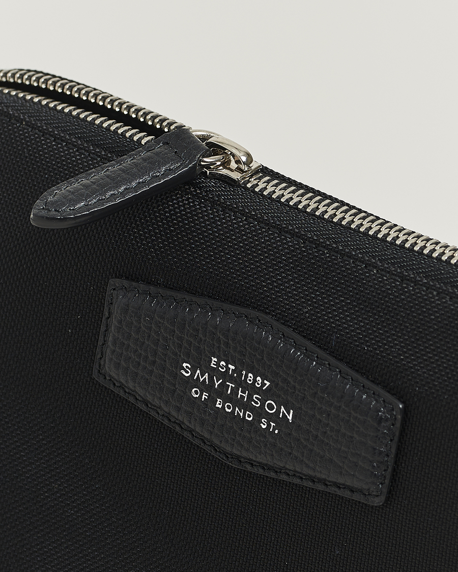 Herr | Väskor | Smythson | Canvas Norton Travel Pouch Black