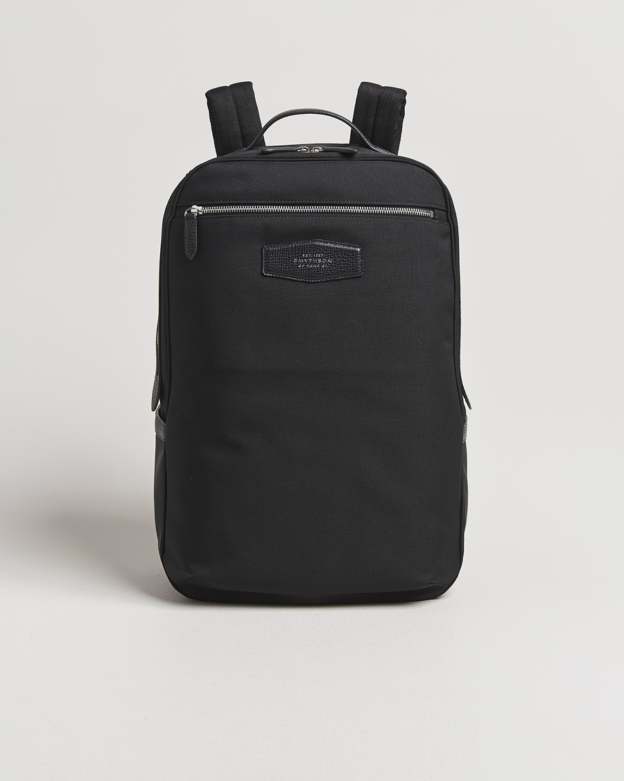 Herr | Väskor | Smythson | Canvas Norton Backpack Black