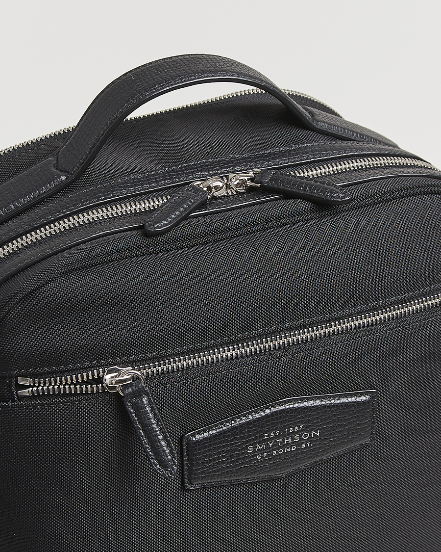 Herr | Väskor | Smythson | Canvas Norton Backpack Black