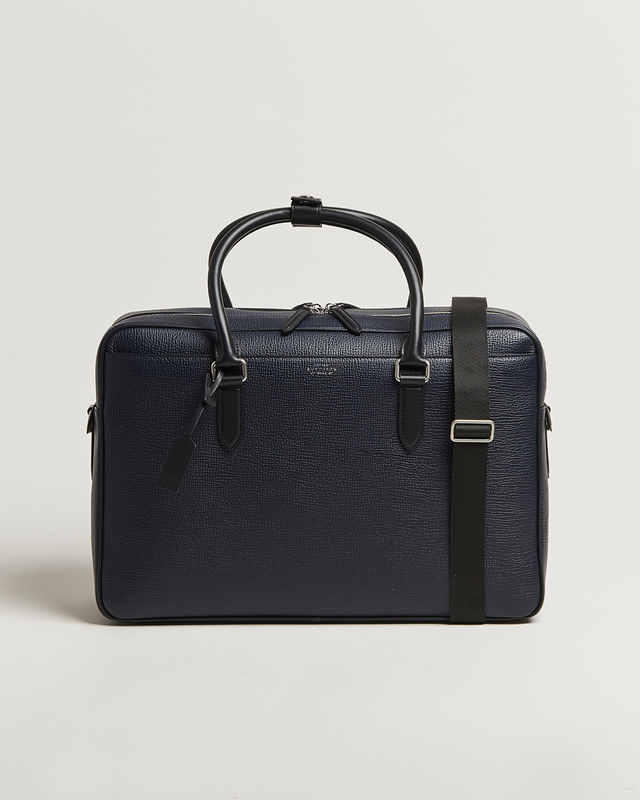 Herr | Väskor | Smythson | Ludlow 48 Hours Travel Bag Navy