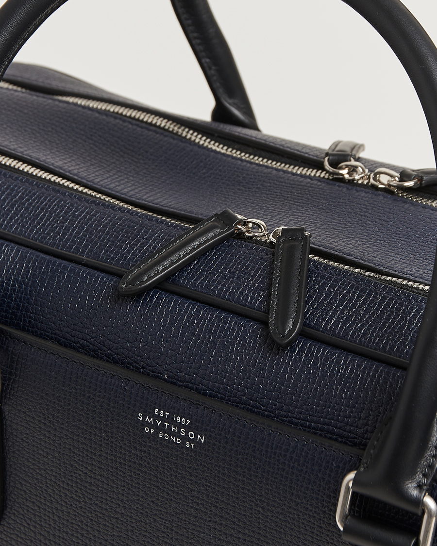 Herr | Väskor | Smythson | Ludlow 48 Hours Travel Bag Navy