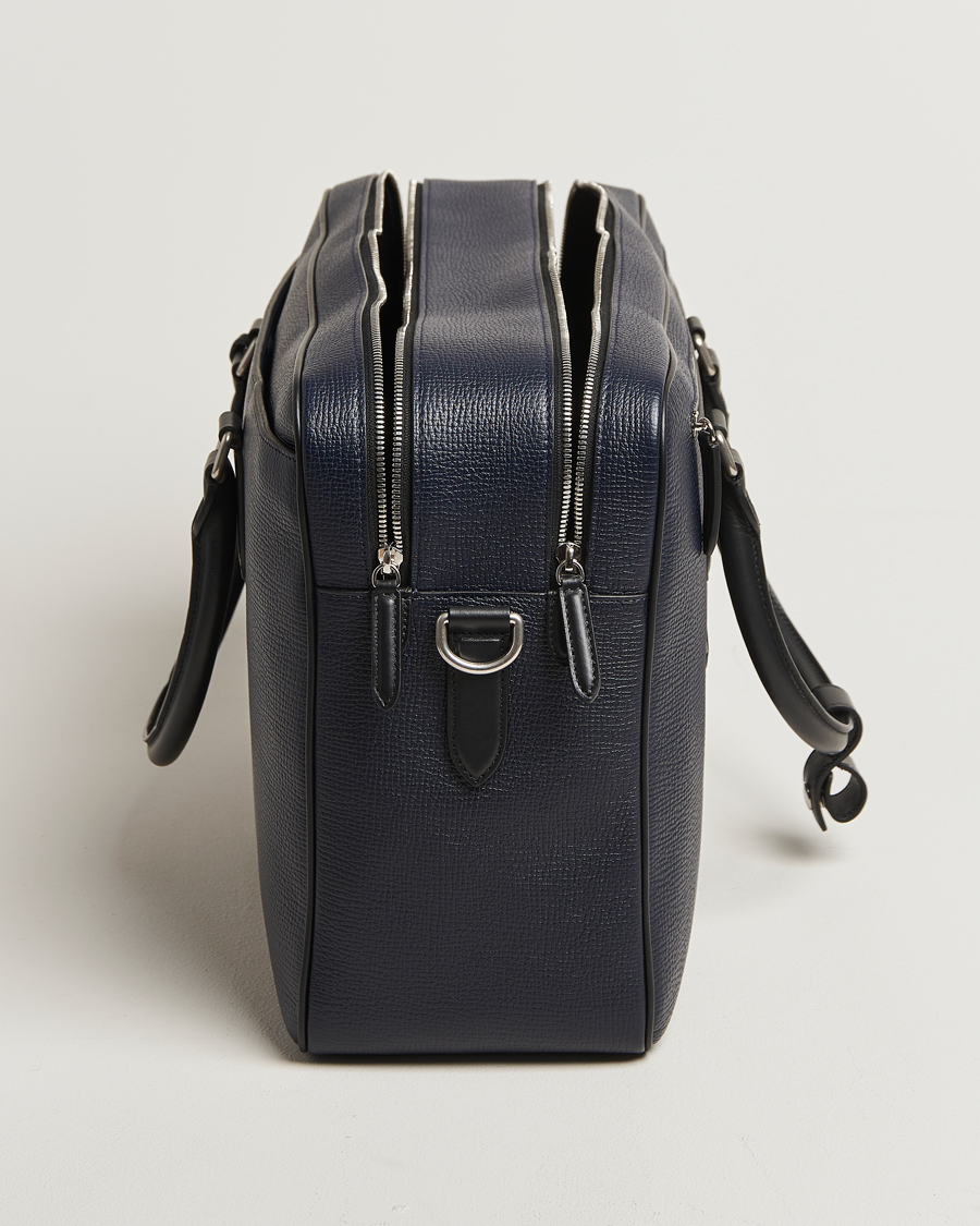 Herr | Väskor | Smythson | Ludlow 48 Hours Travel Bag Navy