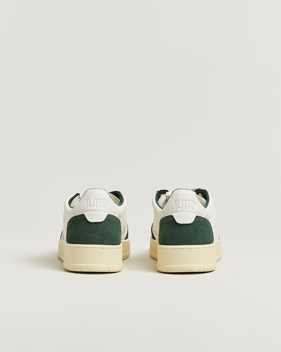 Herr | Sneakers | Autry | Medalist Low Sneaker White/Bottle Green