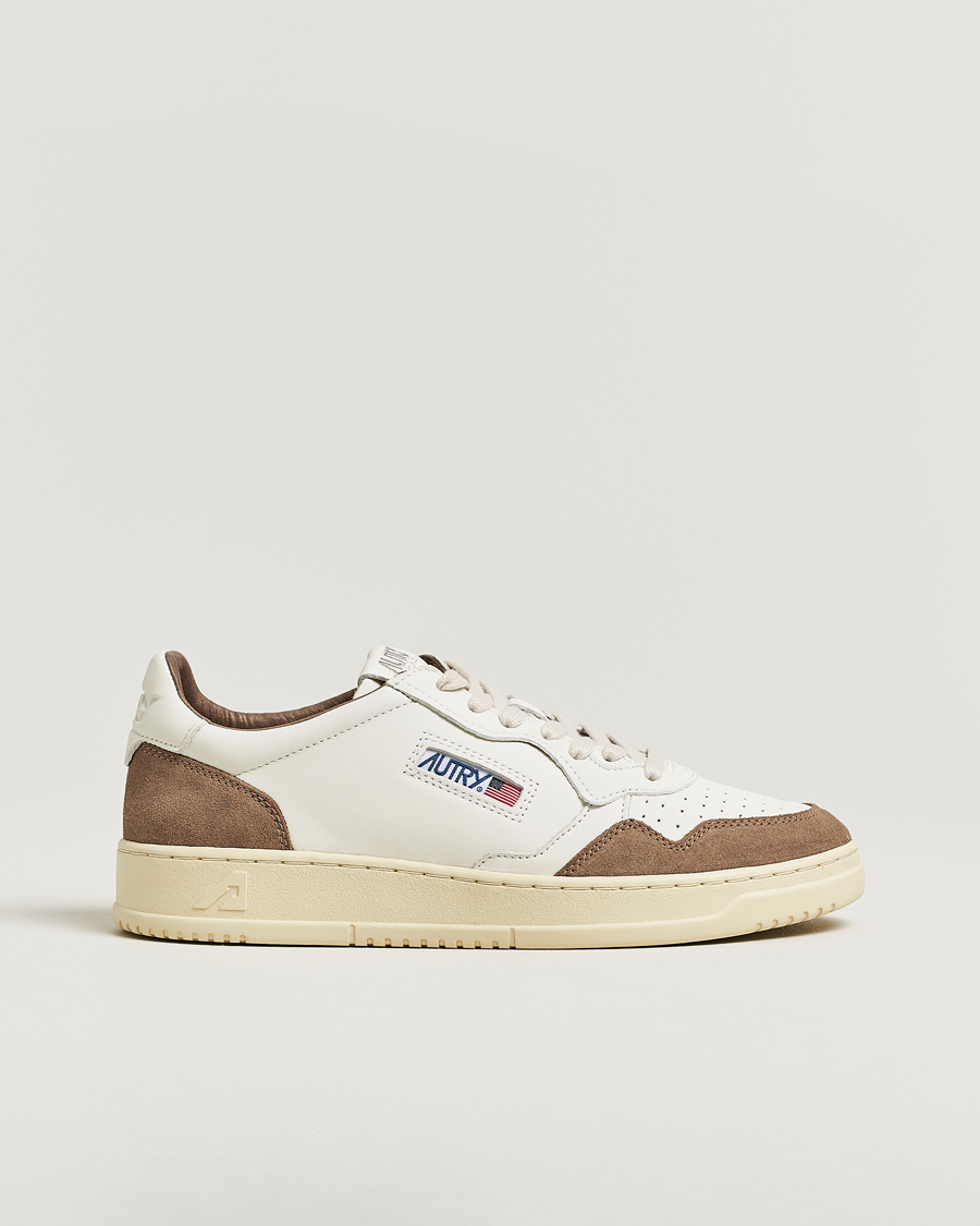 Herr | Sneakers | Autry | Medalist Low Sneaker White/Tobacco