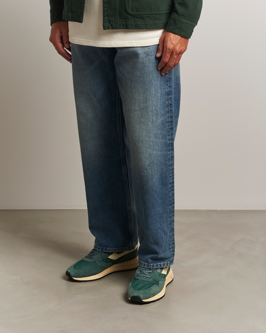 Herr | Sneakers | Autry | Reelwind Running Sneaker Bottle Green/Beige