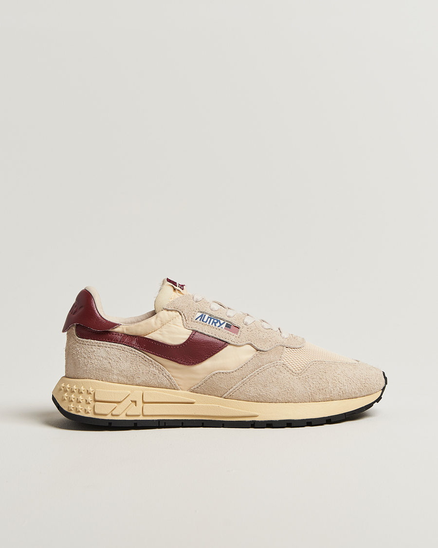 Herr | Sneakers | Autry | Reelwind Running Sneaker Ecru/Wine