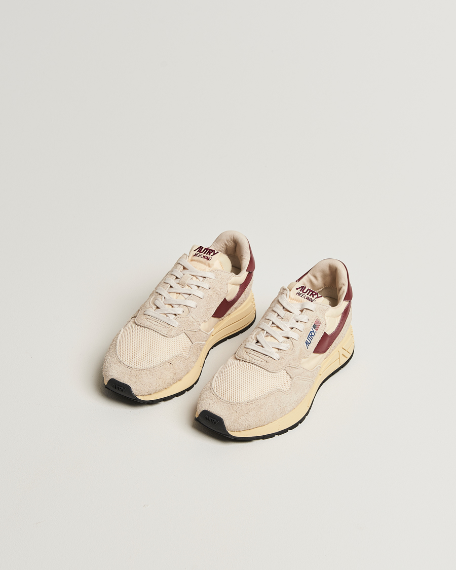 Herr | Sneakers | Autry | Reelwind Running Sneaker Ecru/Wine