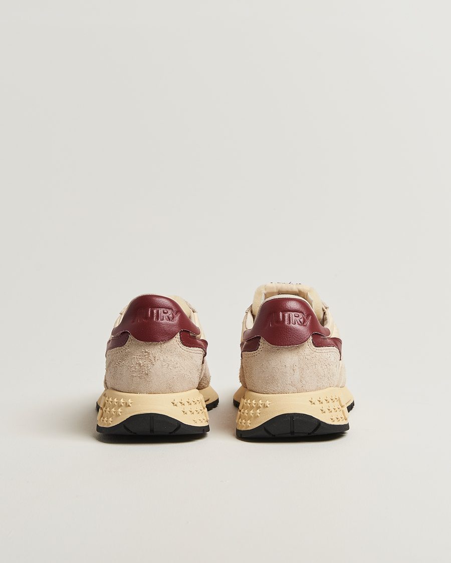 Herr | Sneakers | Autry | Reelwind Running Sneaker Ecru/Wine