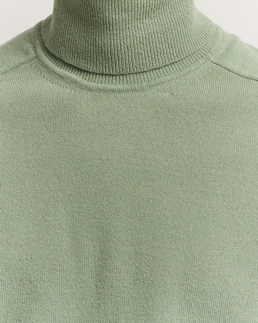 Herr | Tröjor | Altea | Wool/Cashmere Rollneck Green
