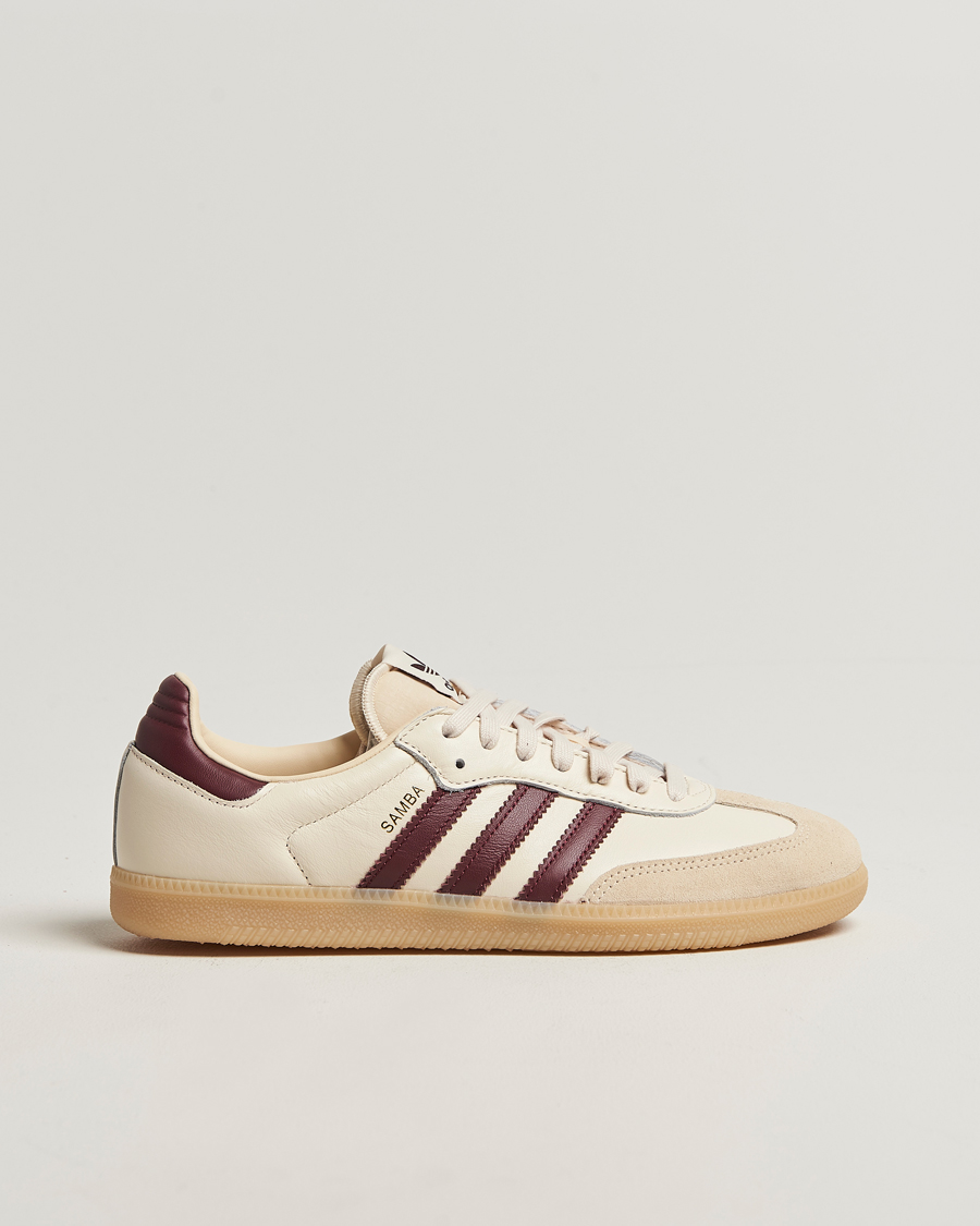 Herr | Sneakers | adidas Originals | Samba OG Sneaker Off White/Red