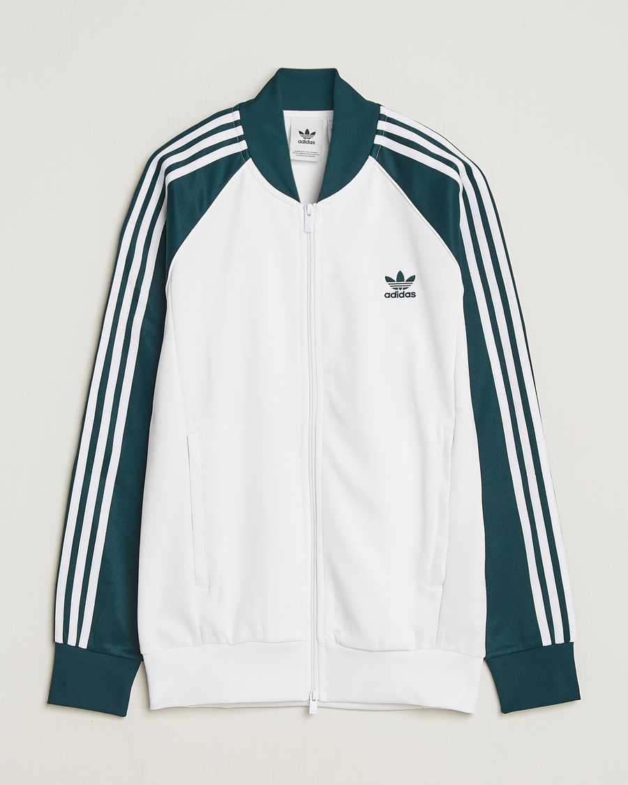 Herr | Tröjor | adidas Originals | Classic Track Jacket White/Green
