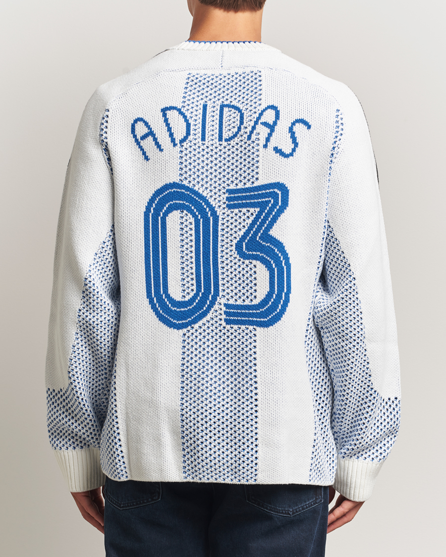 Herr | Tröjor | adidas Originals | Knitted Football Sweater White