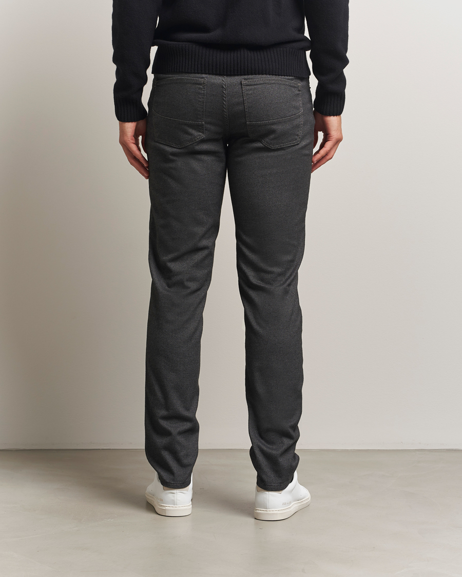 Herr | Byxor | Brax | Cadiz Woo.Look 5-Pocket Pants Elephant Grey