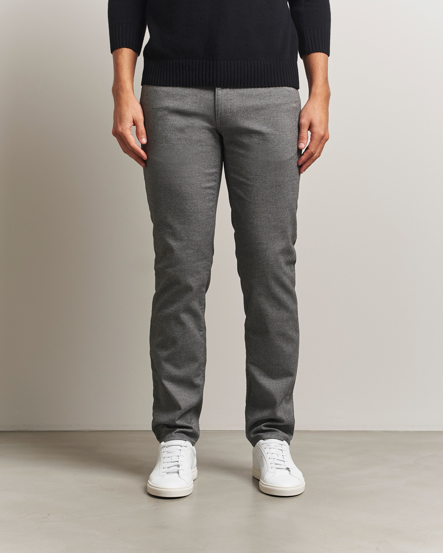 Herr | Byxor | Brax | Cadiz Woo.Look 5-Pocket Pants Graphit