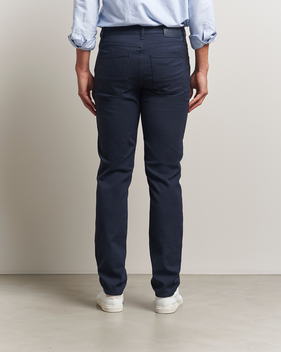 Herr | Byxor | Brax | Cadiz Woo.Look 5-Pocket Pants Universe Blue