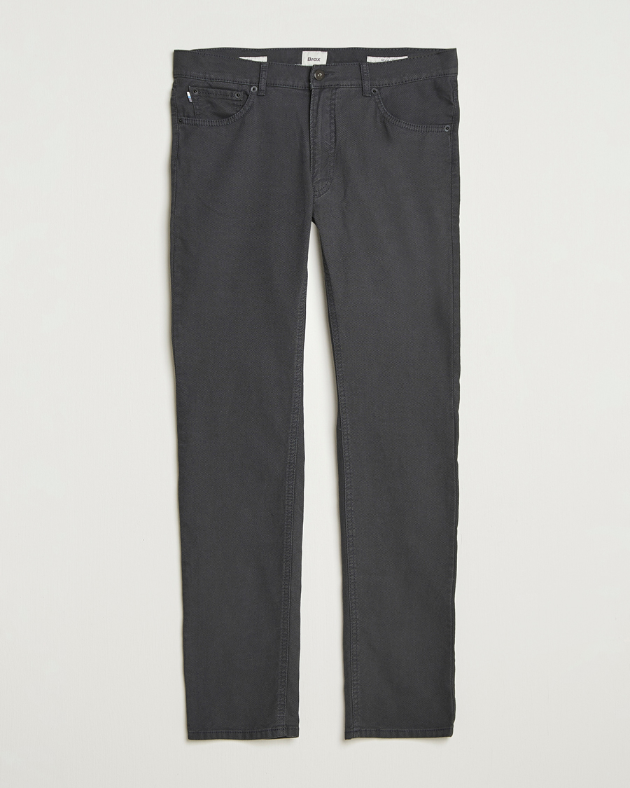 Herr | Byxor | Brax | Chuck Hi-Flex 5-Pocket Pants Elephant Grey