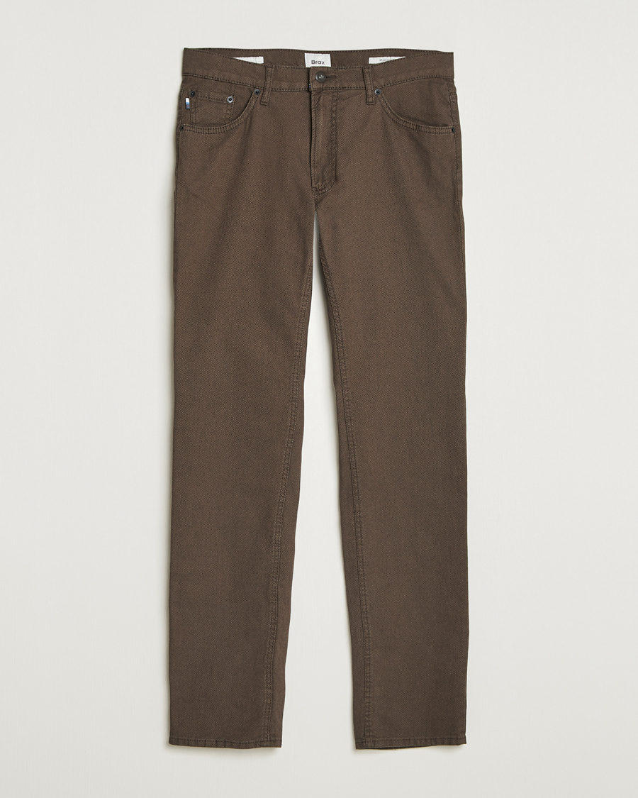 Herr | Byxor | Brax | Chuck Hi-Flex 5-Pocket Pants Nougat