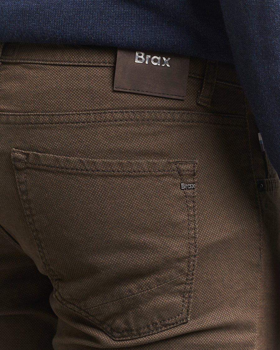 Herr | Byxor | Brax | Chuck Hi-Flex 5-Pocket Pants Nougat